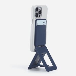 MOFT Snap Invisible Phone Tripod Wallet Compatible With MagSafe Navy Blue NEW